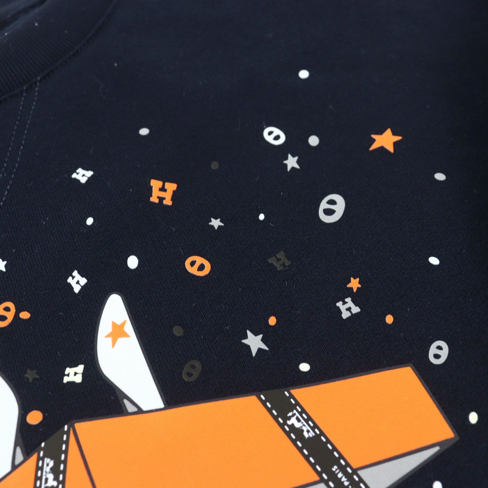 Hermes Hermes Hermes Boite Surprise H logo Chaine d'Ancre Sweatshirt Cotton Sweatshirts & Hoodies Size ONE SIZE - 5 Thumbnail