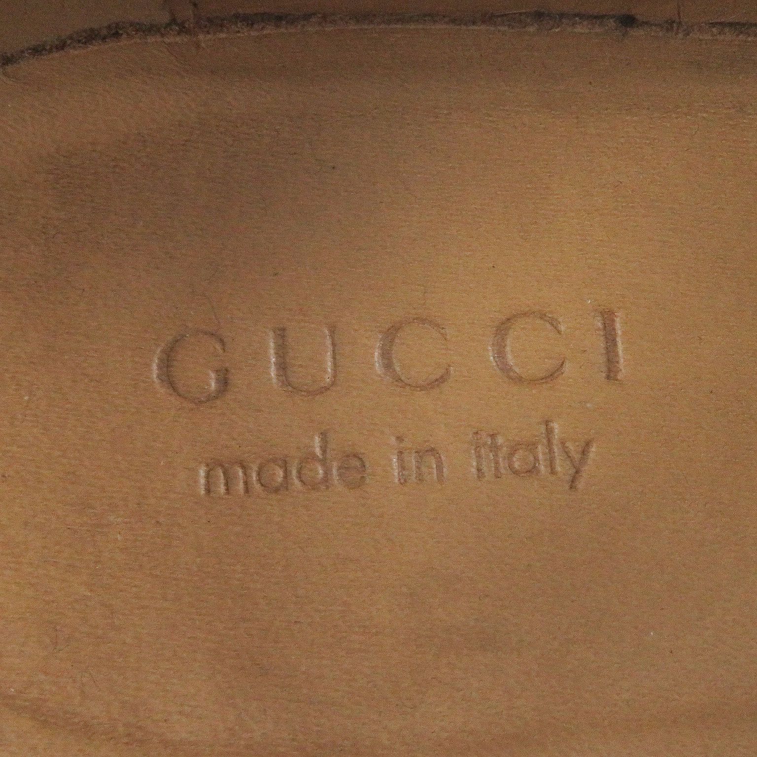 Gucci Gucci Gucci Bee embroidered web line leather loafers Leather Shoes 450990 DUTY FREE for USA Size ONE SIZE - 8 Thumbnail