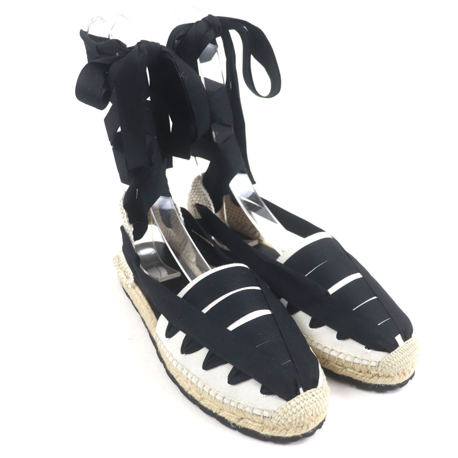 Loewe Loewe Loewe Espadrilles Canvas Sandals Canvas Shoes Size ONE SIZE - 3 Thumbnail