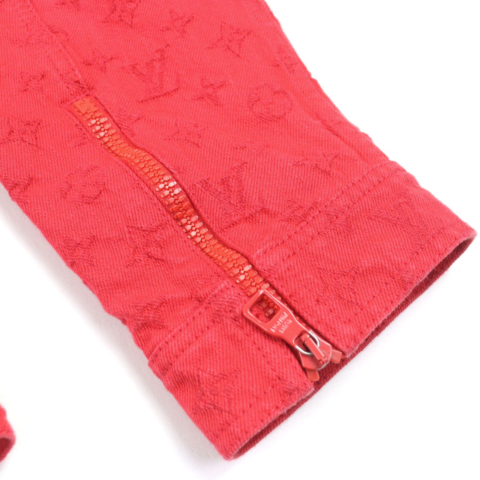 Louis Vuitton Louis Vuitton Louis Vuitton Monogram Denim Jacket Denim Outerwear 1A5PDR Size ONE SIZE - 9 Thumbnail