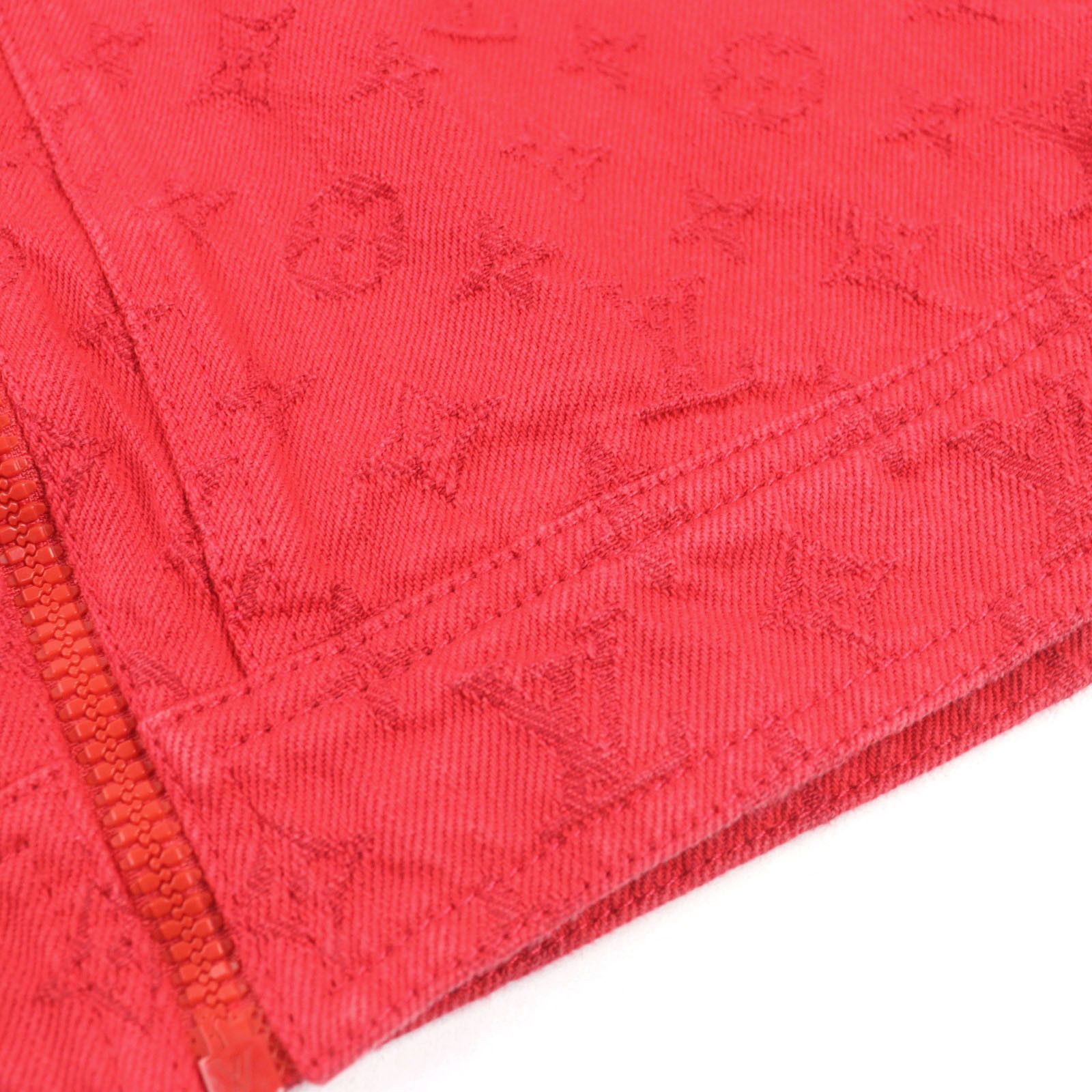 Louis Vuitton Louis Vuitton Louis Vuitton Monogram Denim Jacket Denim Outerwear 1A5PDR Size ONE SIZE - 14 Thumbnail