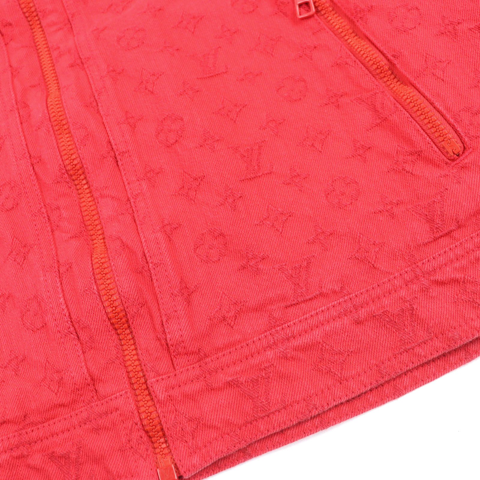 Louis Vuitton Louis Vuitton Louis Vuitton Monogram Denim Jacket Denim Outerwear 1A5PDR Size ONE SIZE - 8 Thumbnail