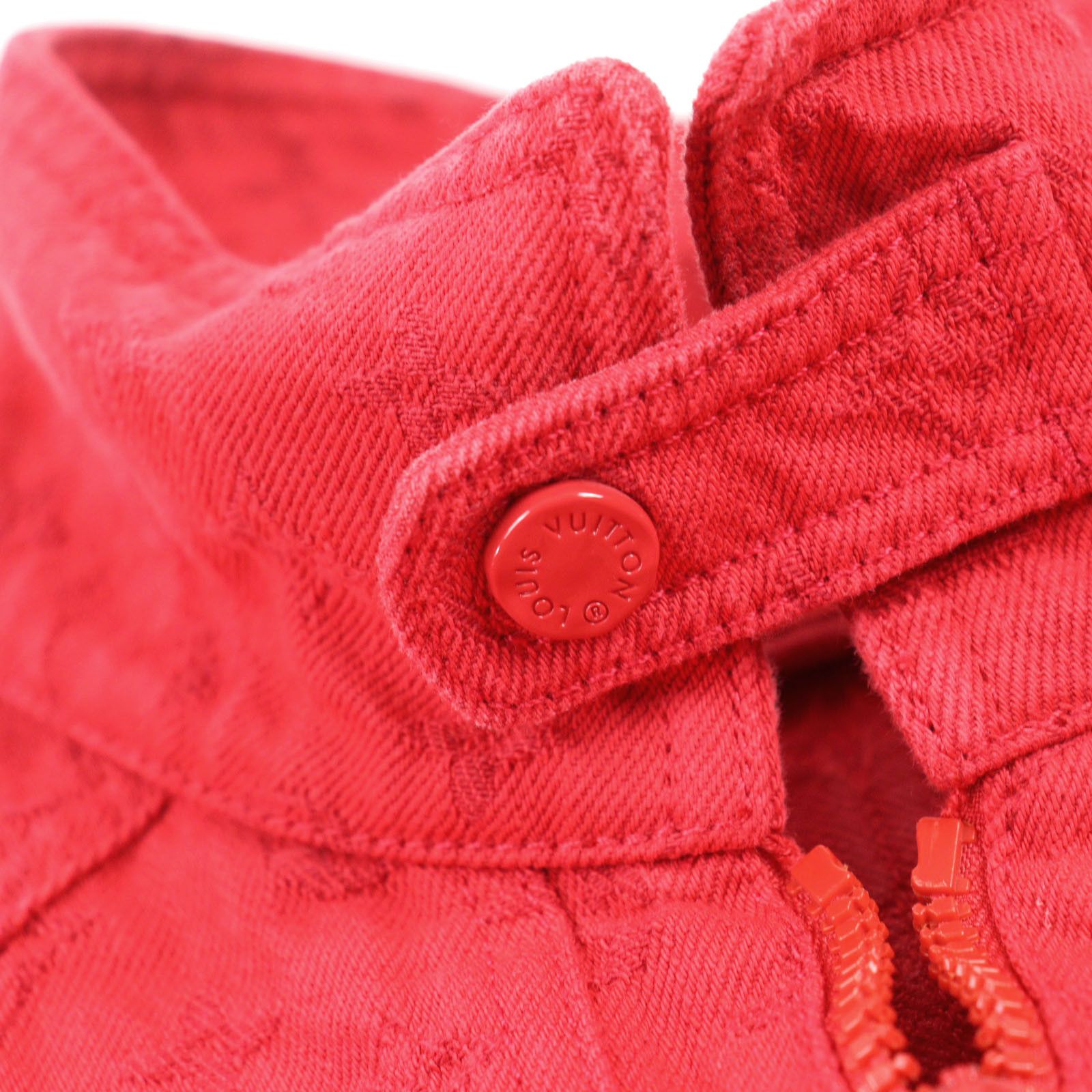 Louis Vuitton Louis Vuitton Louis Vuitton Monogram Denim Jacket Denim Outerwear 1A5PDR Size ONE SIZE - 7 Thumbnail