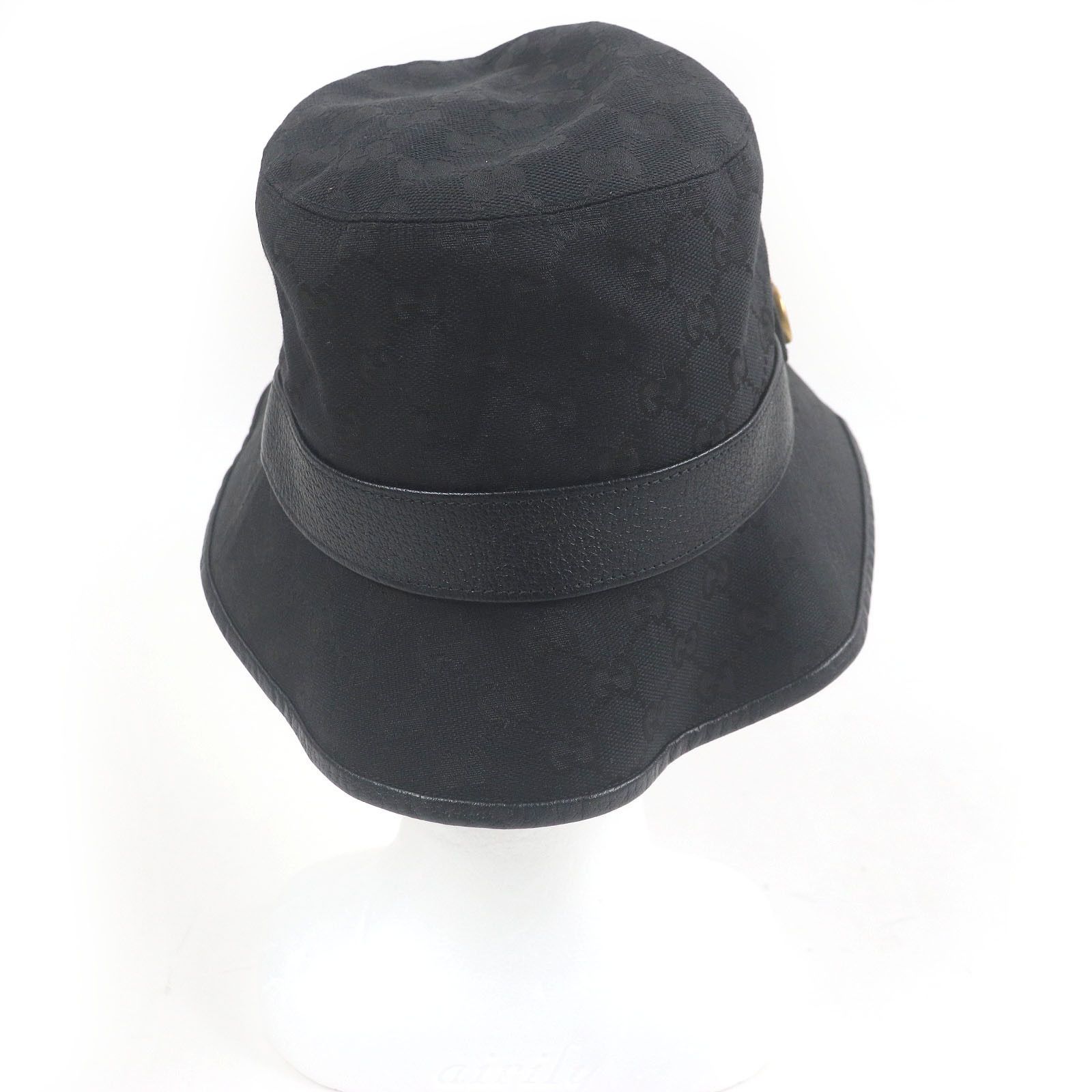 Gucci Gucci Gucci GG Marmont GG canvas polyester bucket hat Others Hats 576587 DUTY FREE for USA Size ONE SIZE - 3 Thumbnail