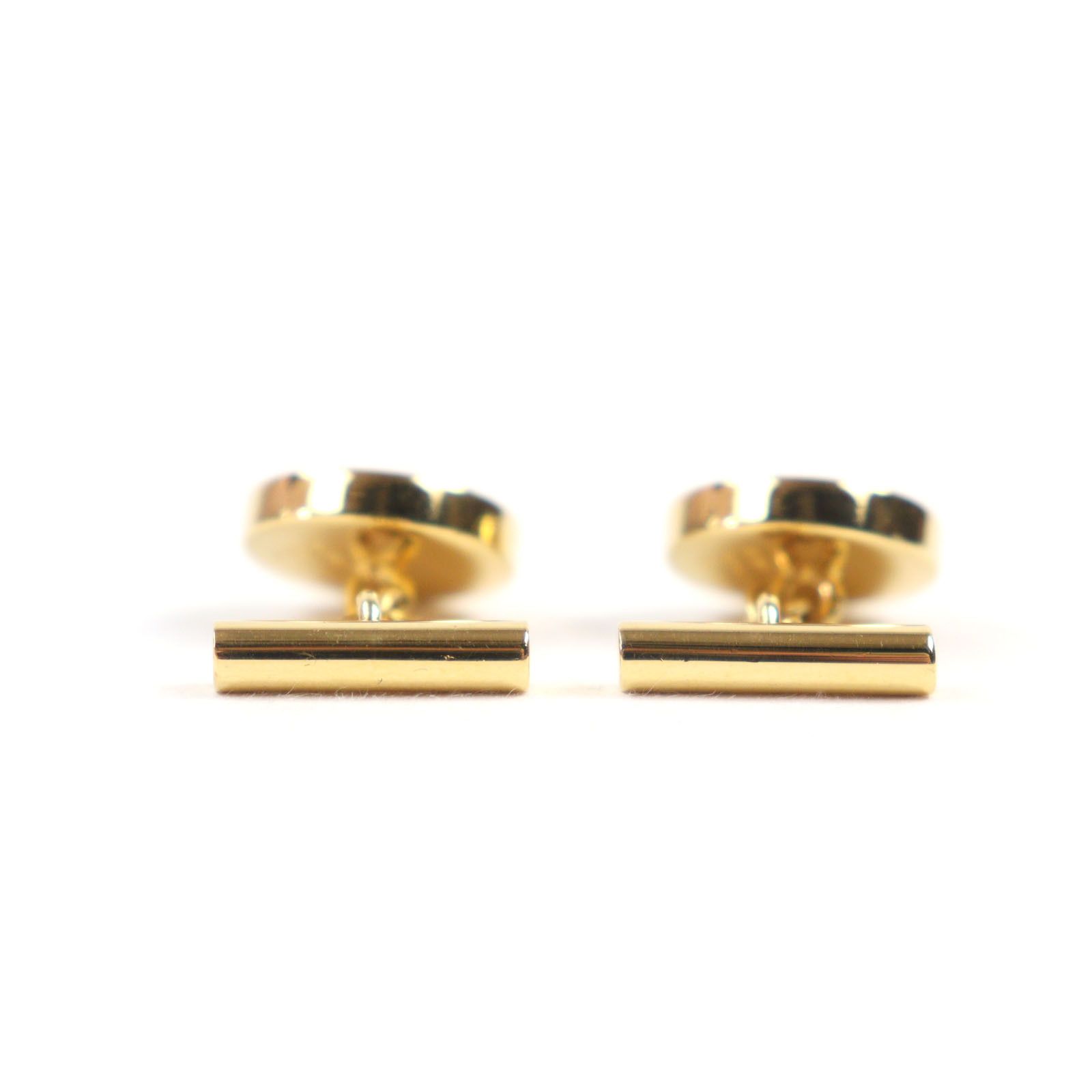 Hermes Hermes Hermes Corozo Carriage Logo Cufflinks Natural Material Cufflinks Size ONE SIZE - 7 Thumbnail