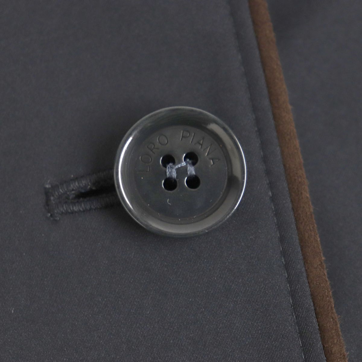 Other Other Loro Piana Coat Wool Coat Leather Outerwear Size ONE SIZE - 8 Thumbnail