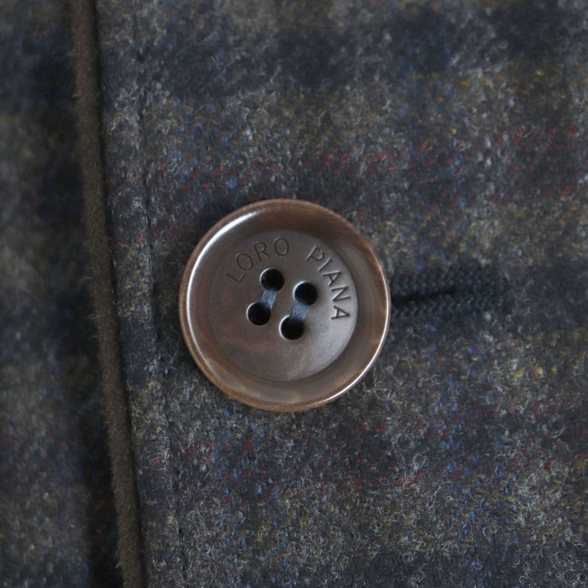 Other Other Loro Piana Coat Wool Coat Leather Outerwear Size ONE SIZE - 7 Thumbnail