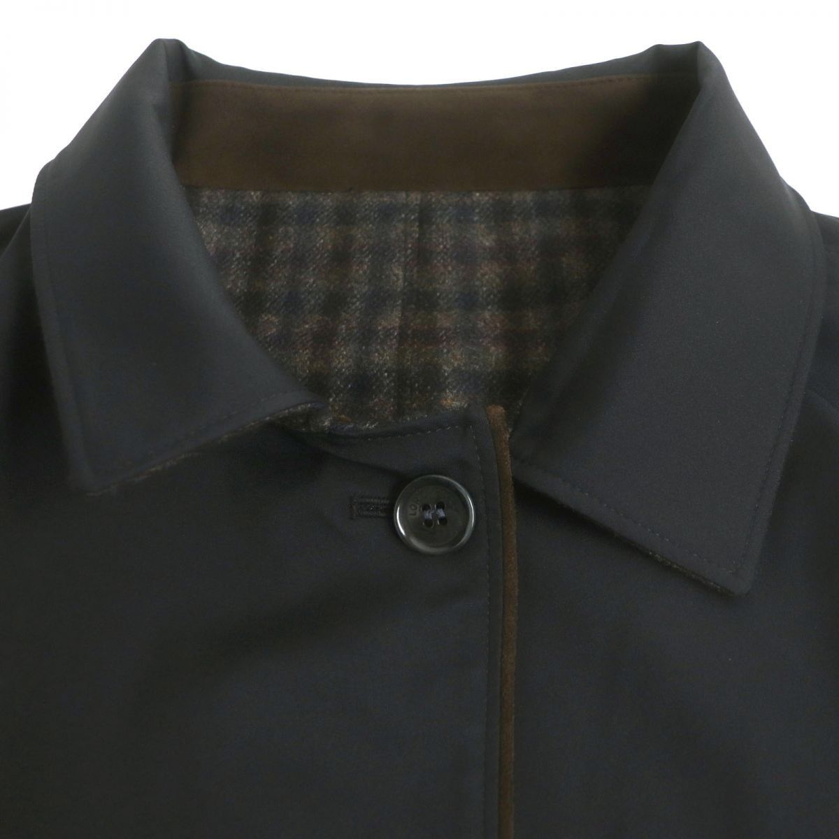Other Other Loro Piana Coat Wool Coat Leather Outerwear Size ONE SIZE - 4 Thumbnail
