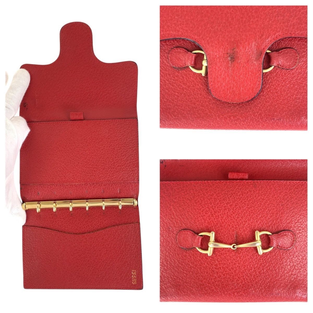 Gucci Gucci Gucci Horsebit Leather Notebook Cover Leather Other 031277803680 Size ONE SIZE - 8 Thumbnail