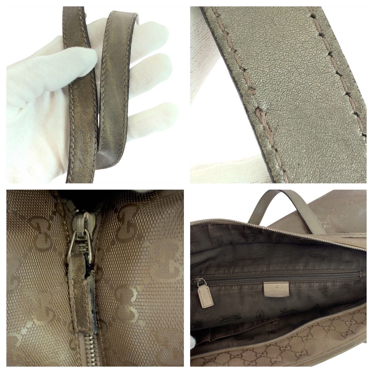 Gucci Gucci Gucci GG Imprime PVC Patent Leather 2way Tote Bag Enamel Shoulder Bag 211137 Size ONE SIZE - 5 Thumbnail