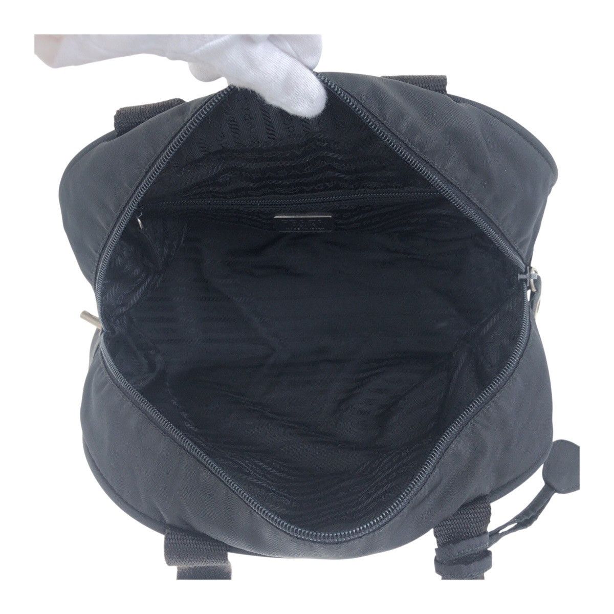 Prada Prada Prada Tessuto Triangle Logo Plate Nylon Tote Bag Others Tote Bag Size ONE SIZE - 4 Thumbnail