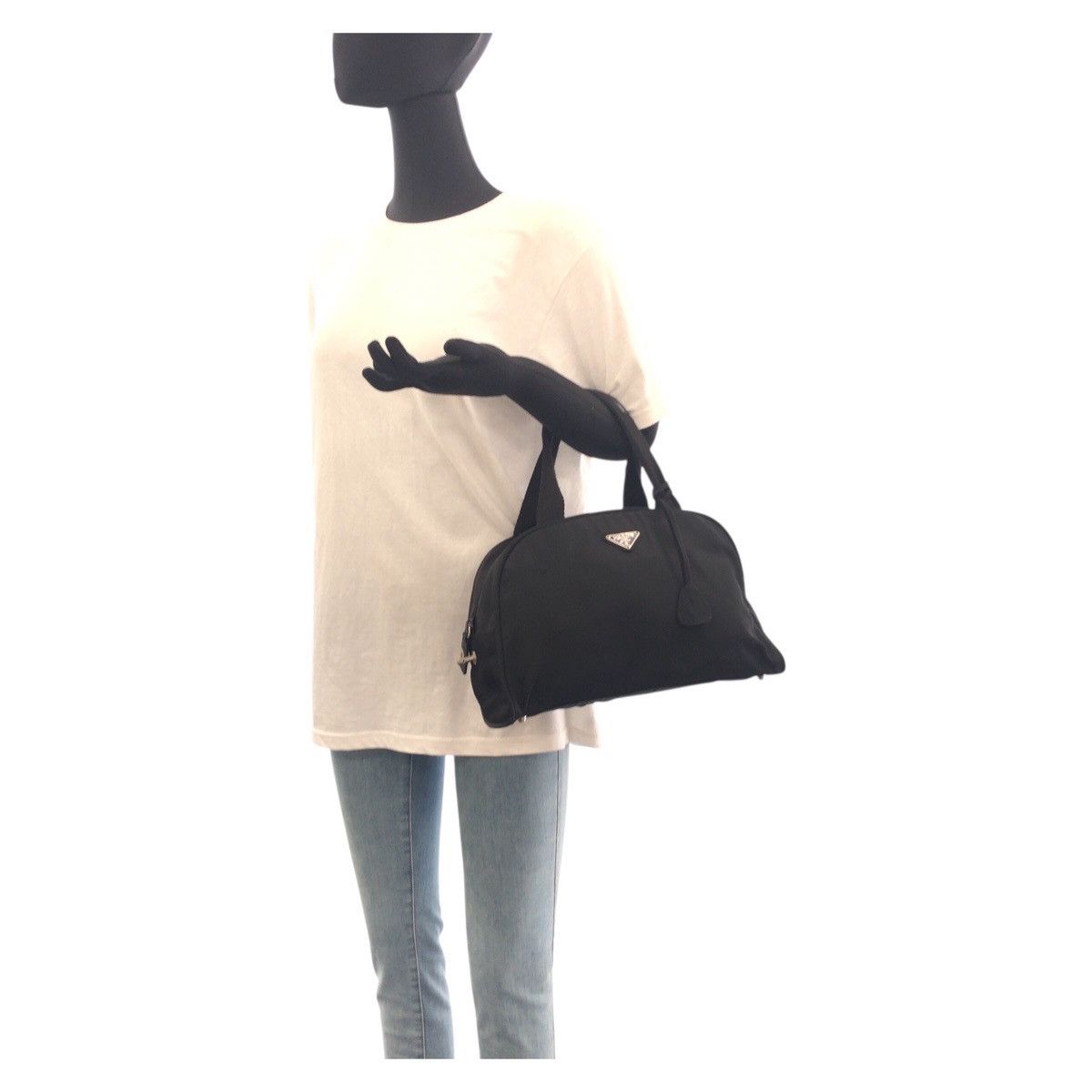 Prada Prada Prada Tessuto Triangle Logo Plate Nylon Tote Bag Others Tote Bag Size ONE SIZE - 8 Thumbnail