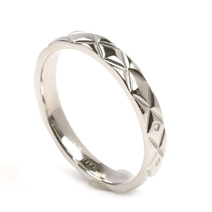 Chanel Chanel Chanel Matelassé Pt950 Platinum Ring Metal Ring Size ONE SIZE - 2 Thumbnail