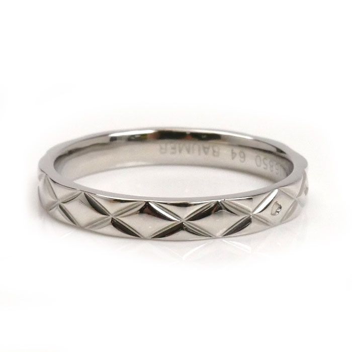 Chanel Chanel Chanel Matelassé Pt950 Platinum Ring Metal Ring Size ONE SIZE - 3 Thumbnail