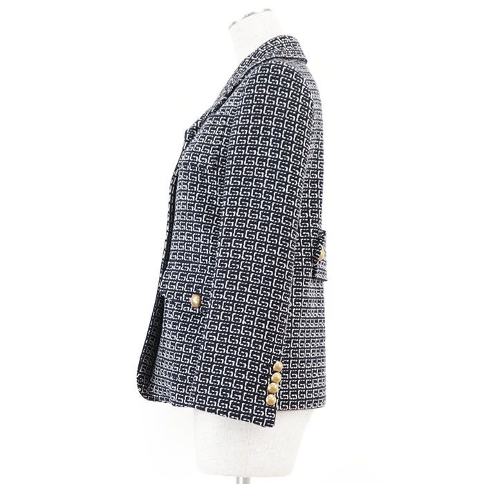 Gucci Gucci Gucci GG Jacquard Wool Blend Jacket Others Outerwear DUTY FREE for USA Size ONE SIZE - 14 Thumbnail