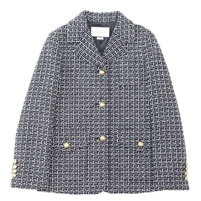 Gucci Gucci Gucci GG Jacquard Wool Blend Jacket Others Outerwear DUTY FREE for USA Size ONE SIZE - 11 Thumbnail