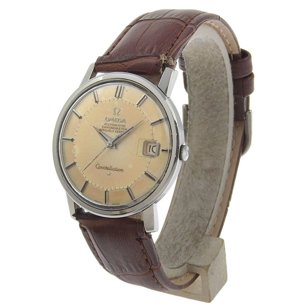 Omega Omega Omega Constellation Stainless Steel Watch Metal Automatic 168.005 Size ONE SIZE - 2 Thumbnail