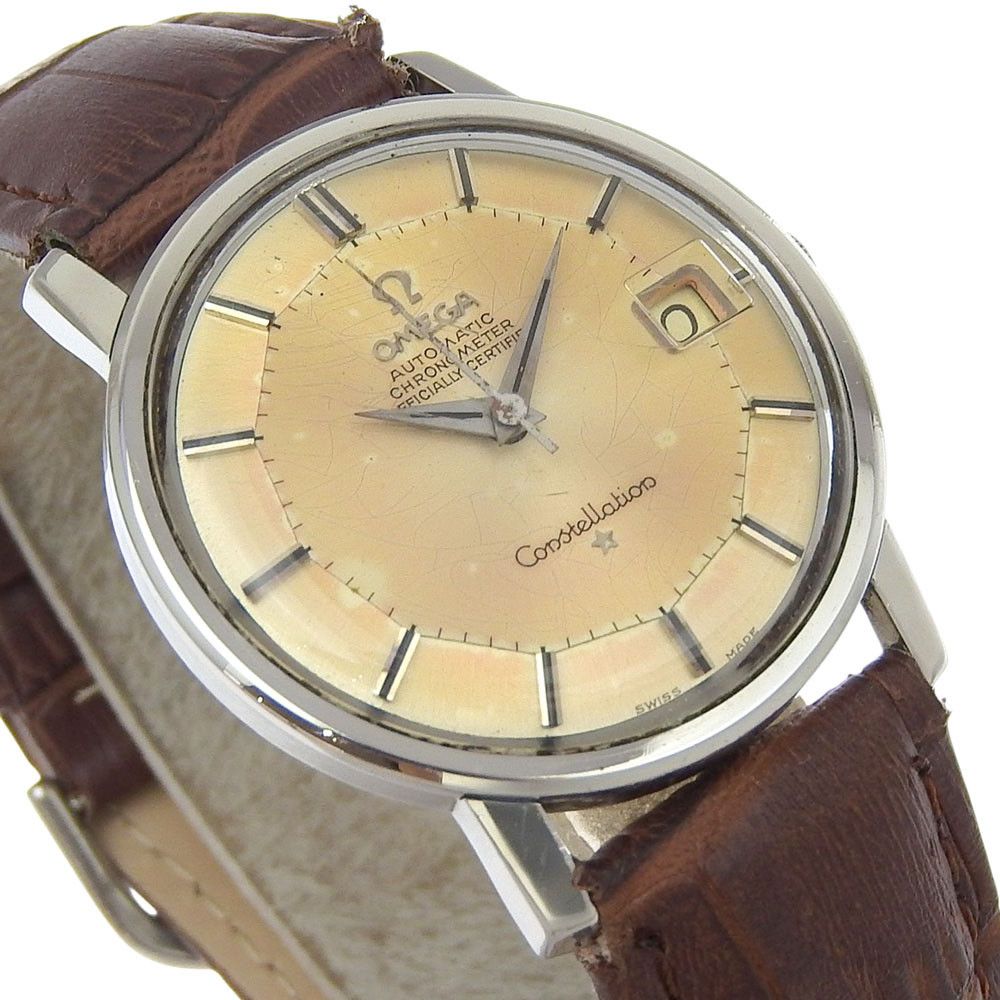 Omega Omega Omega Constellation Stainless Steel Watch Metal Automatic 168.005 Size ONE SIZE - 3 Thumbnail