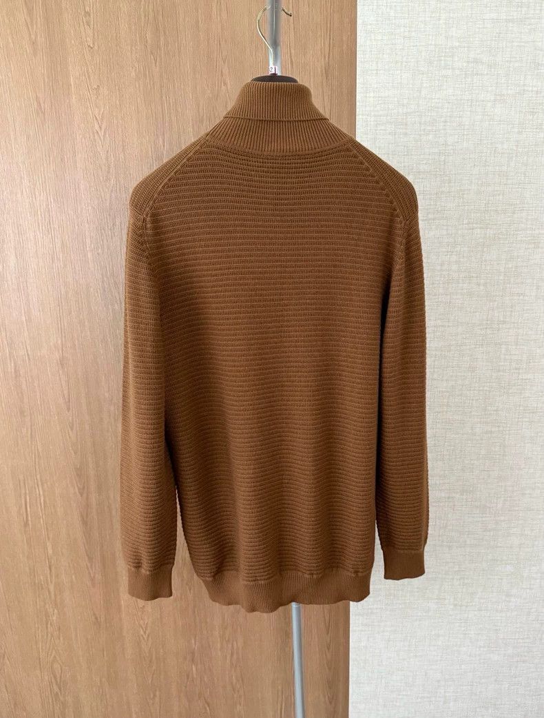 Loro Piana Loro Piana Vicuna Turtleneck Knit Sweater Size US XXL / EU 58 / 5 - 8 Thumbnail