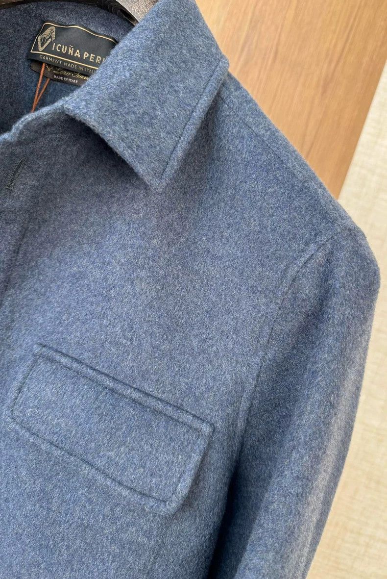 Ermenegildo Zegna Loro Piana Vicuna Cashmere Shirt Jacket Size US S / EU 44-46 / 1 - 7 Thumbnail
