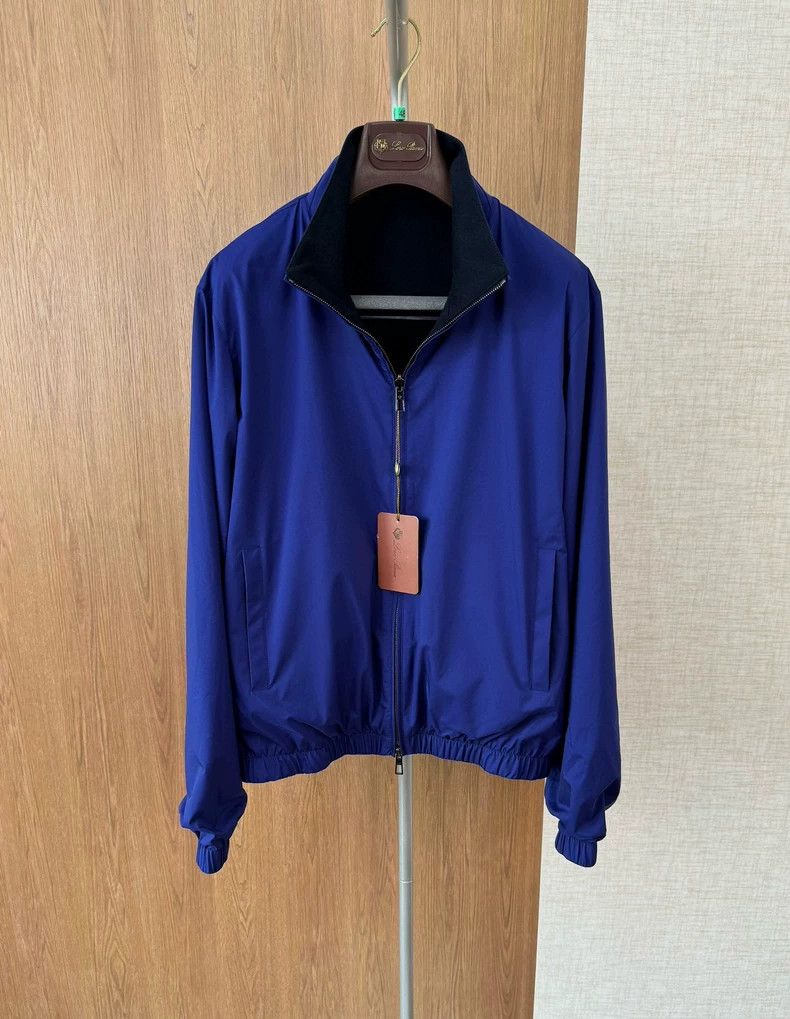 Loro Piana Loro Piana Blue Bomber reversible jacket Size US M / EU 48-50 / 2 - 2 Thumbnail