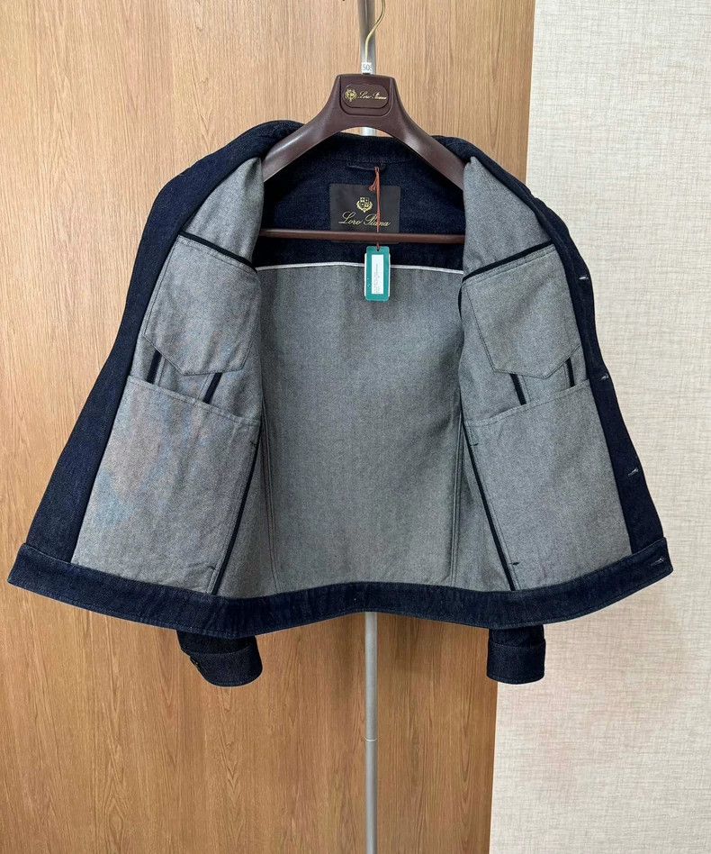 Loro Piana Loro Piana Cashmere Denim Jacket Size US M / EU 48-50 / 2 - 8 Thumbnail
