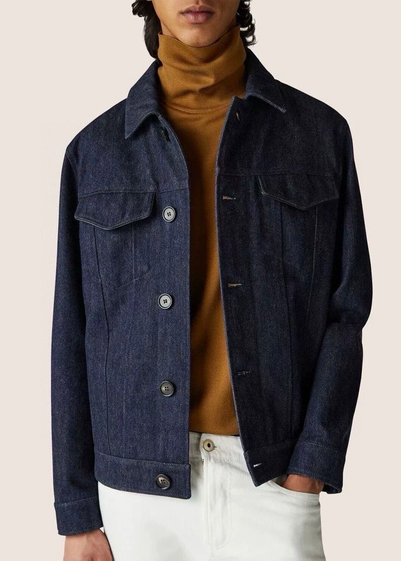 Loro Piana Loro Piana Cashmere Denim Jacket Size US M / EU 48-50 / 2 - 3 Thumbnail