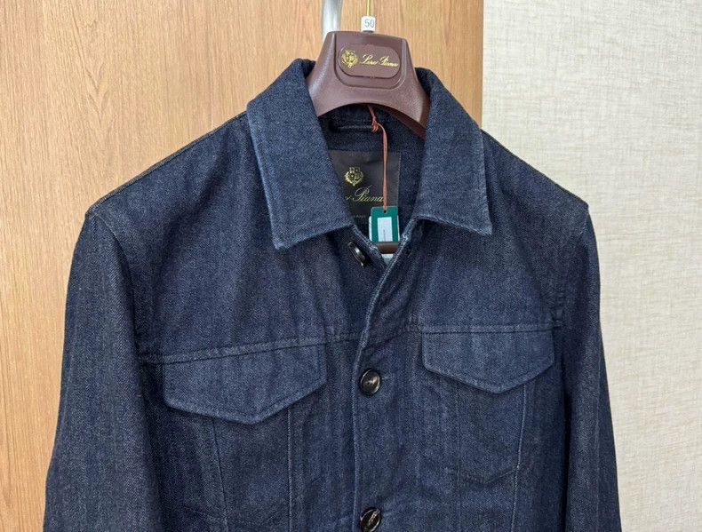 Loro Piana Loro Piana Cashmere Denim Jacket Size US M / EU 48-50 / 2 - 4 Thumbnail
