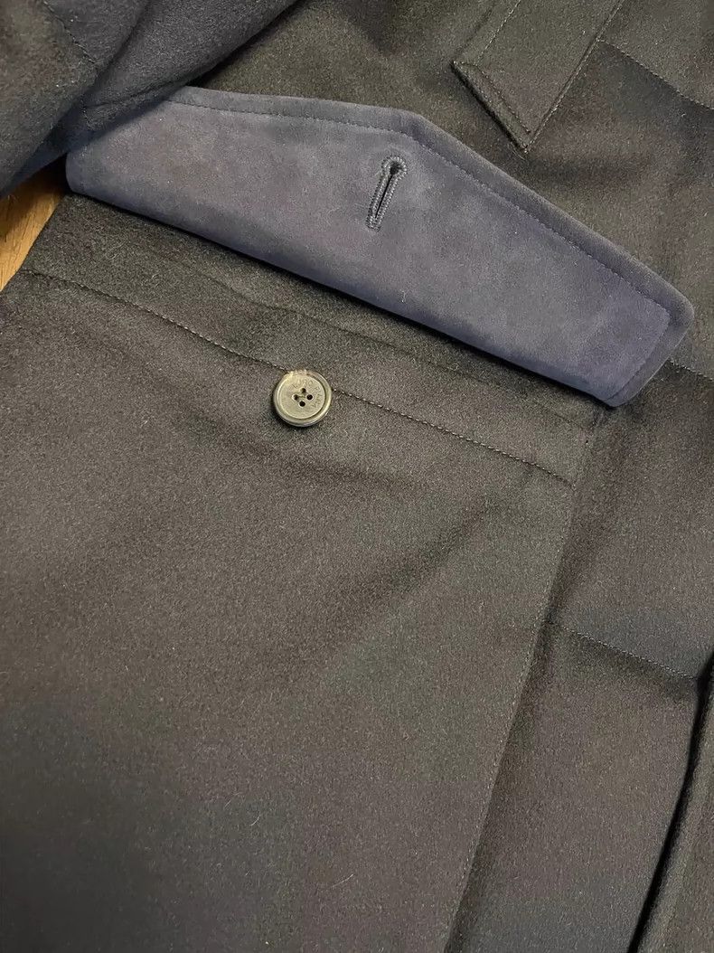 Loro Piana Loro Piana Navy Cashmere Down Coat Size US XXL / EU 58 / 5 - 9 Thumbnail
