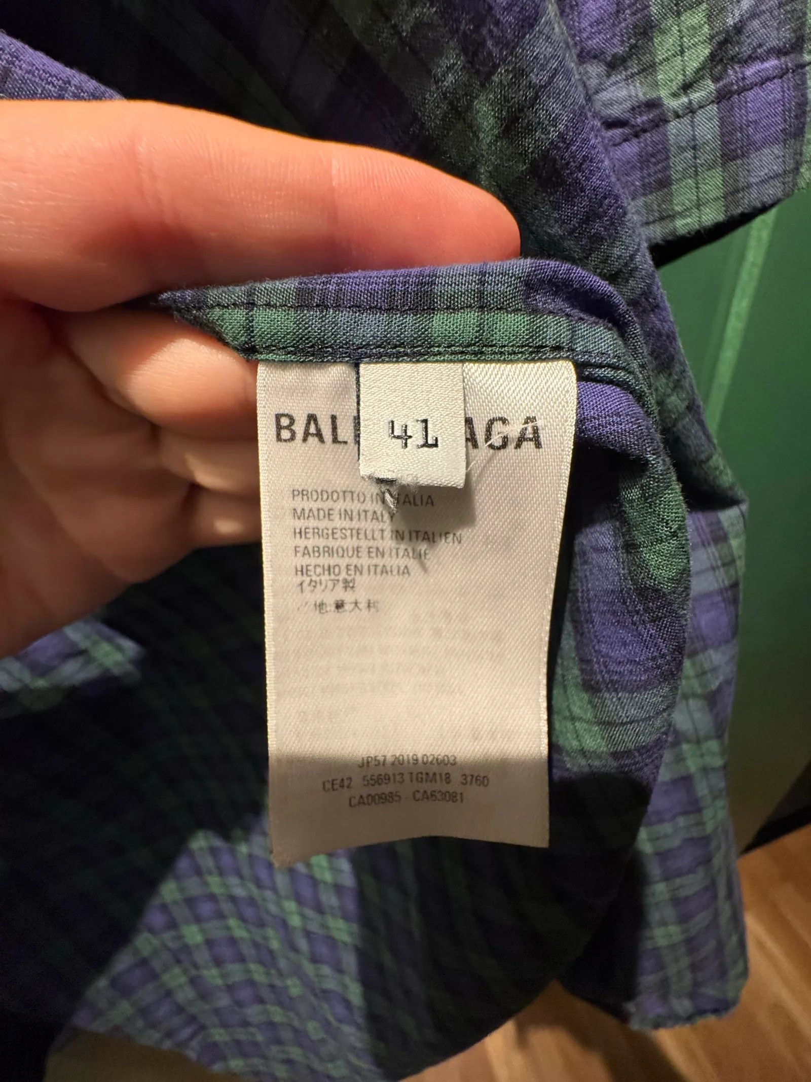 Balenciaga Balenciaga Shirt Size US L / EU 52-54 / 3 - 4 Thumbnail