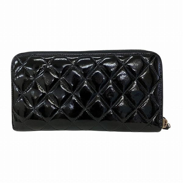 Chanel Chanel Chanel Matelasse Patent Leather Wallet Enamel Short Wallet Size ONE SIZE - 2 Thumbnail