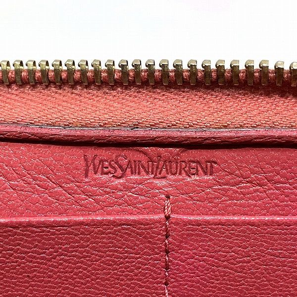 Yves Saint Laurent Yves Saint Laurent Yves Saint Laurent Leather Long Wallet Leather Long Wallet 177555 Size ONE SIZE - 4 Thumbnail
