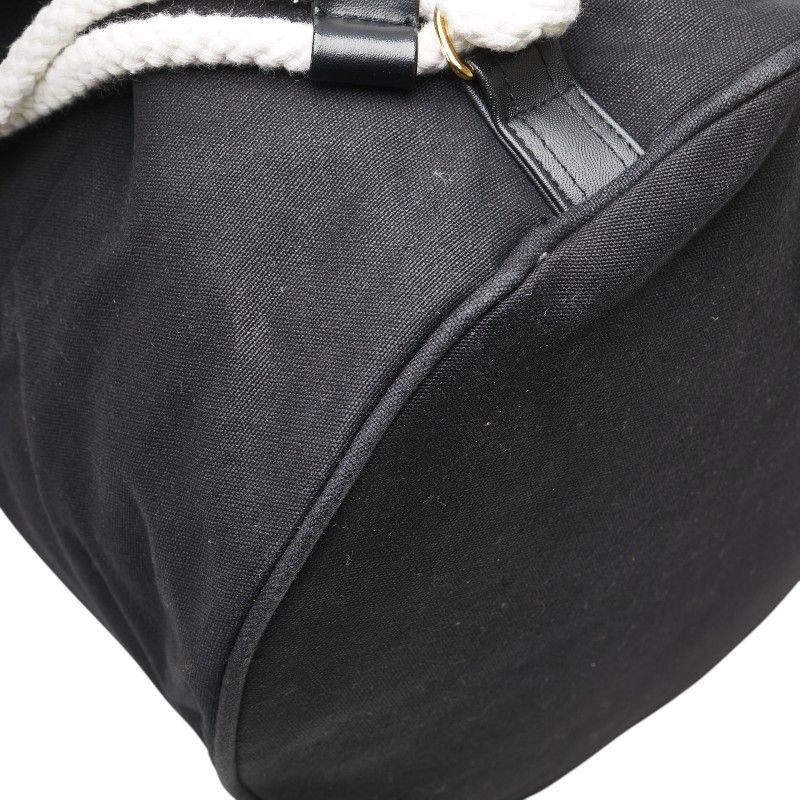 Chanel Chanel Chanel Logo Print Canvas Shoulder Bag Canvas Shoulder Bag Size ONE SIZE - 7 Thumbnail