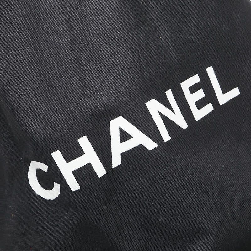 Chanel Chanel Chanel Logo Print Canvas Shoulder Bag Canvas Shoulder Bag Size ONE SIZE - 9 Thumbnail