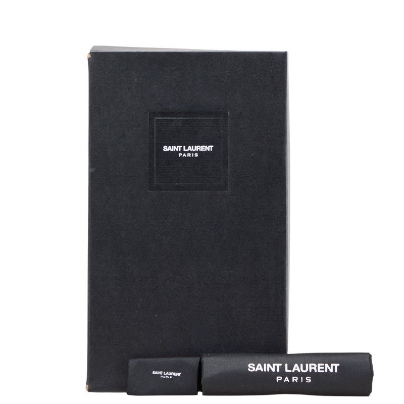 Yves Saint Laurent Yves Saint Laurent Saint Laurent Check Tweed Leather Sneaker Leather Shoes DUTY FREE for USA Size ONE SIZE - 8 Thumbnail