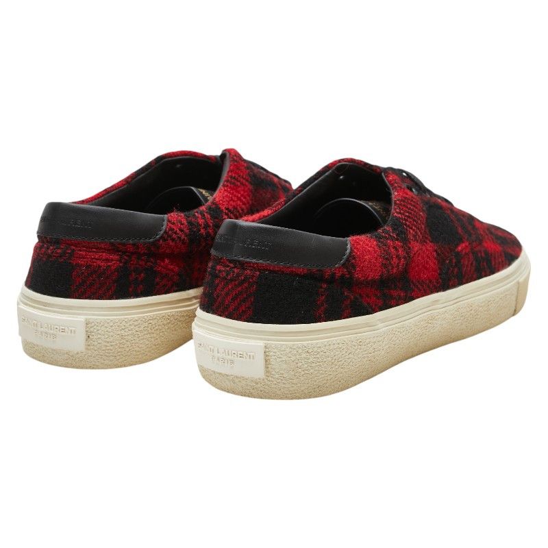 Yves Saint Laurent Yves Saint Laurent Saint Laurent Check Tweed Leather Sneaker Leather Shoes DUTY FREE for USA Size ONE SIZE - 2 Thumbnail