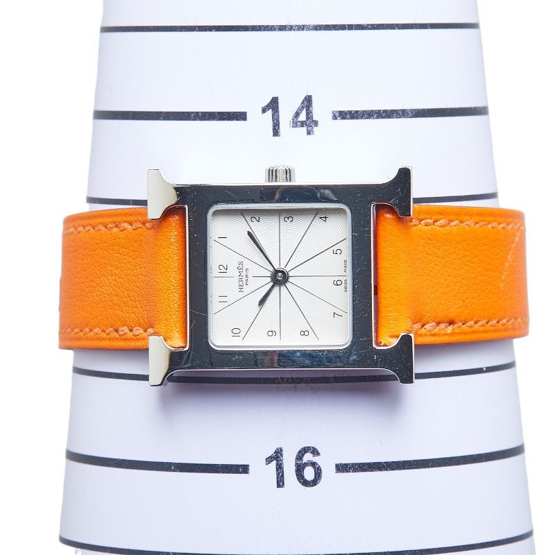 Hermes Hermes Hermes H Watch Stainless Steel Metal Quartz Size ONE SIZE - 9 Thumbnail