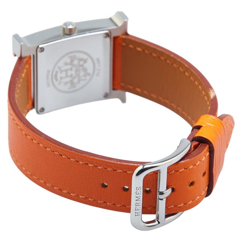 Hermes Hermes Hermes H Watch Stainless Steel Metal Quartz Size ONE SIZE - 3 Thumbnail