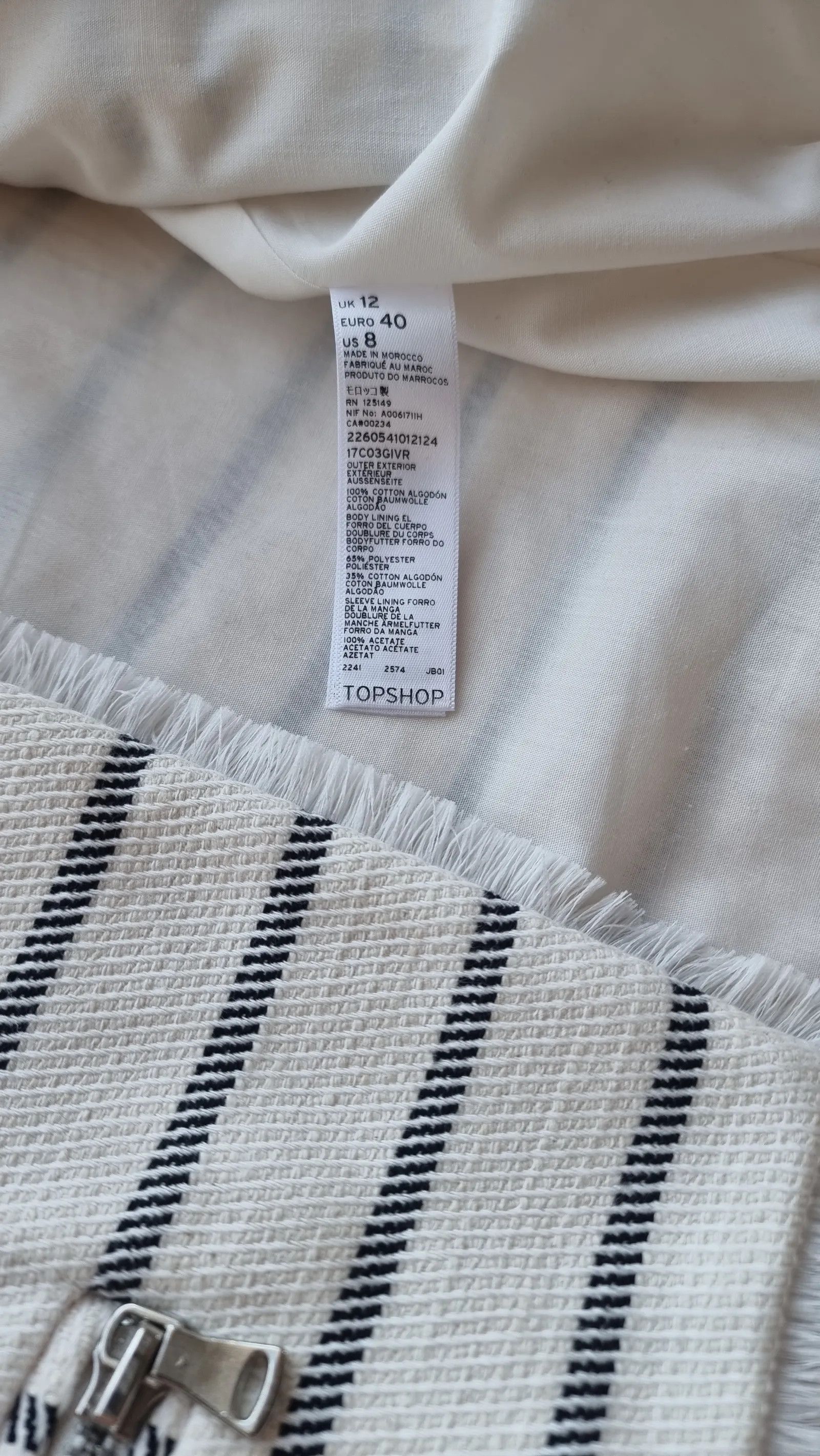 Topshop Topshop Sommarjacka Jacket Size S / US 4 / IT 40 - 3 Thumbnail