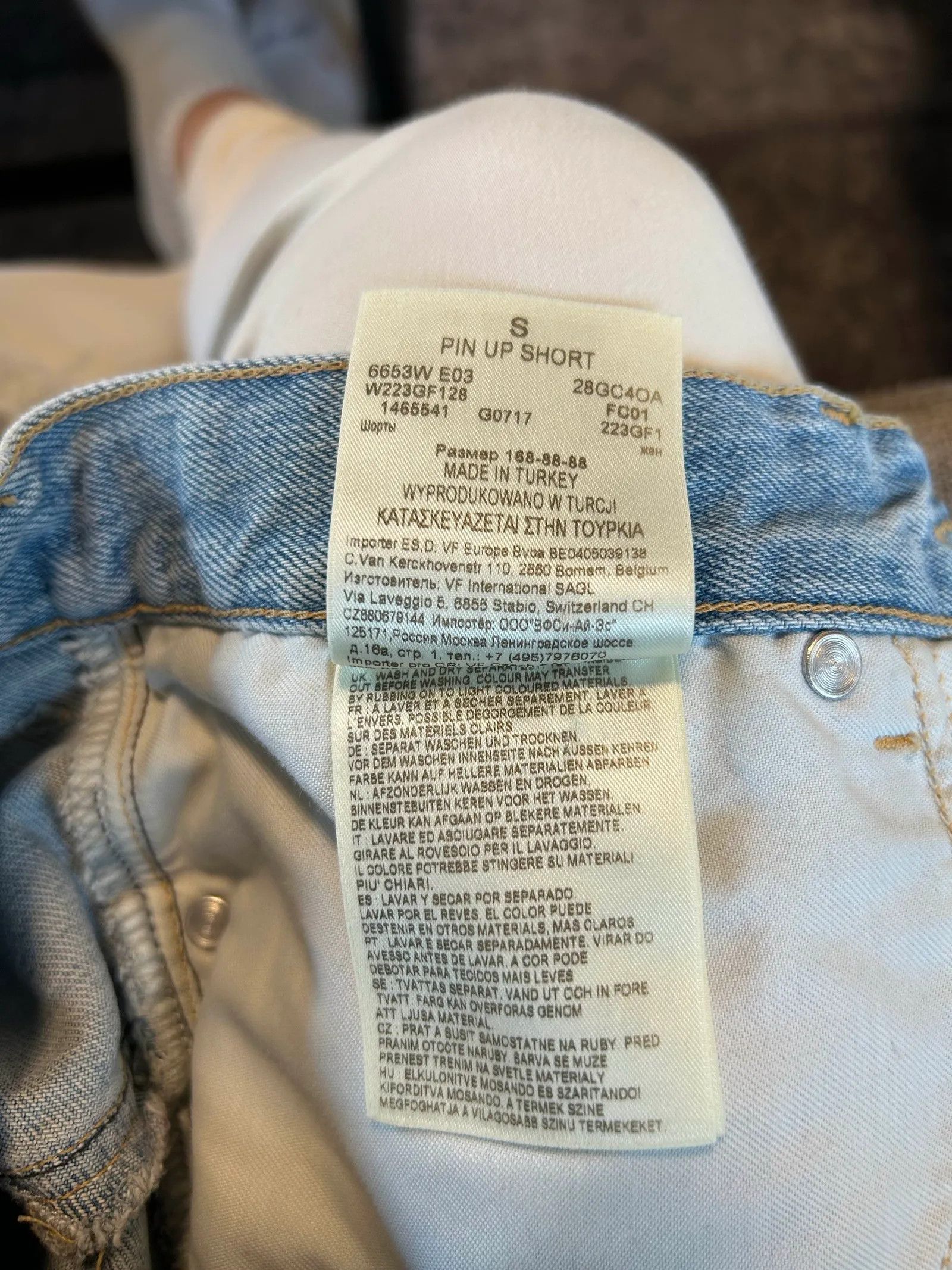 Wrangler Wrangler Pin up shorts Jeans Size 27" / US 4 / IT 40 - 3 Thumbnail