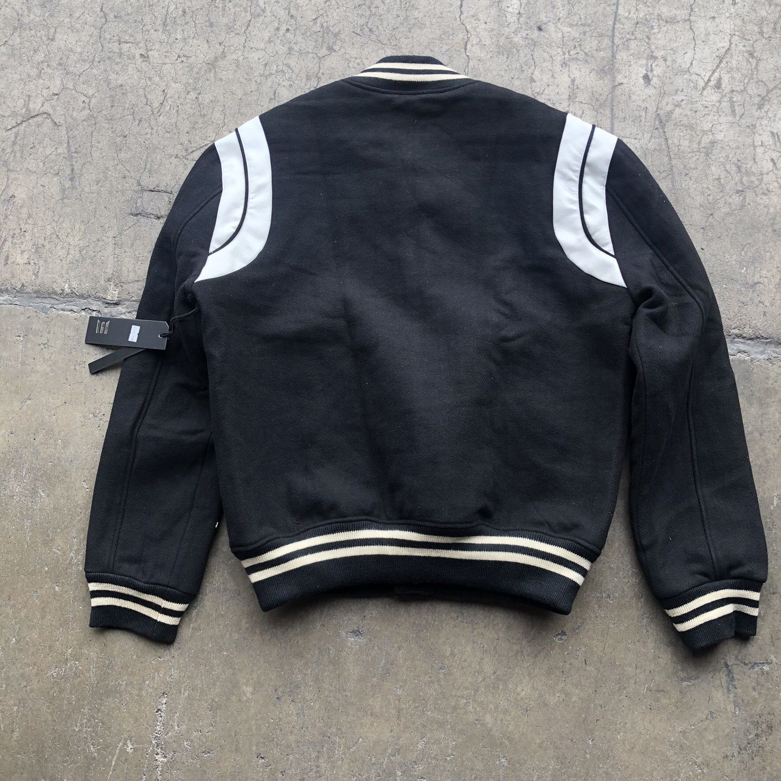 Embellish Saint Laurent Style Black Varsity Jacket Size US XL / EU 56 / 4 - 5 Thumbnail