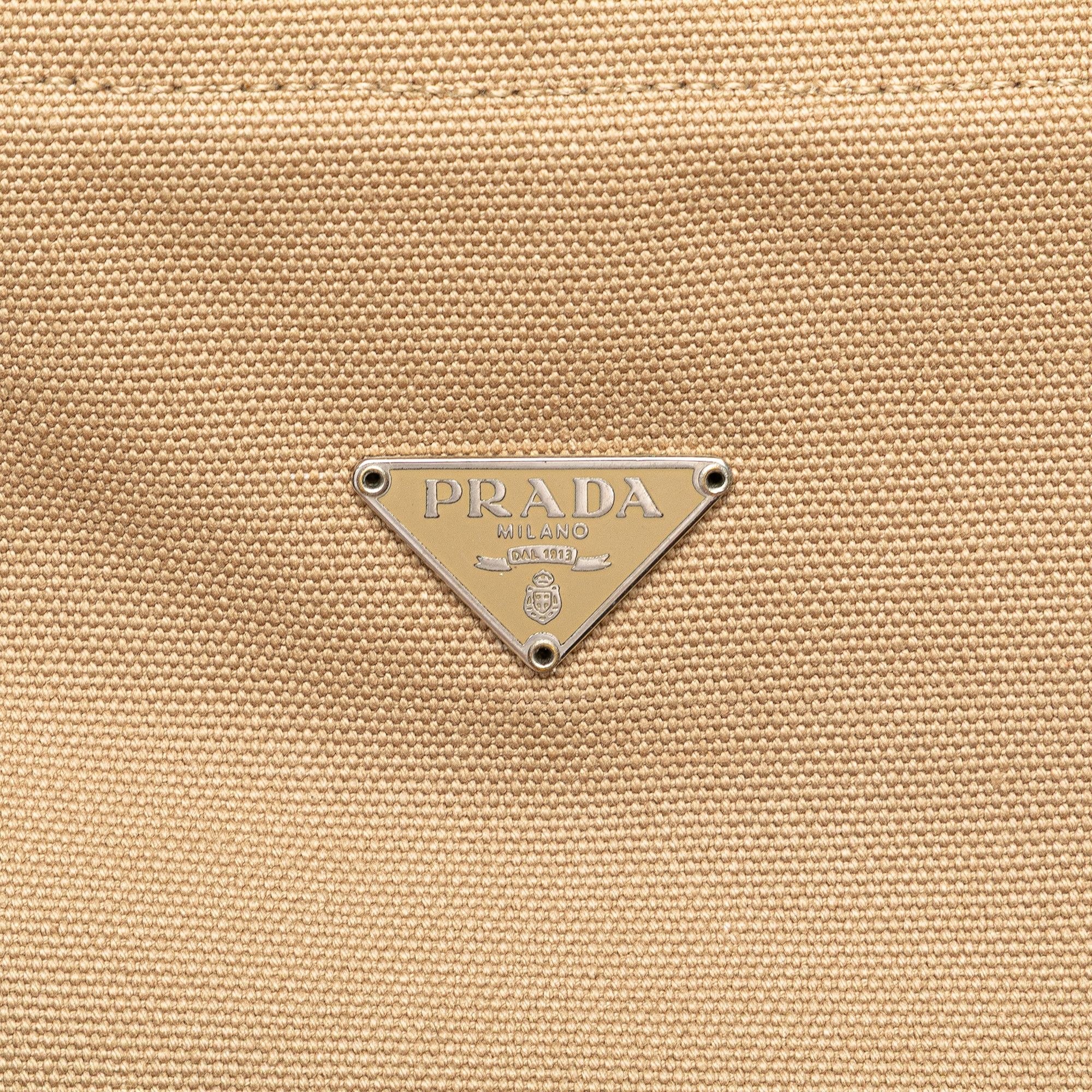 Prada Prada Cinghiale Trimmed Canapa Tote Size ONE SIZE - 5 Thumbnail