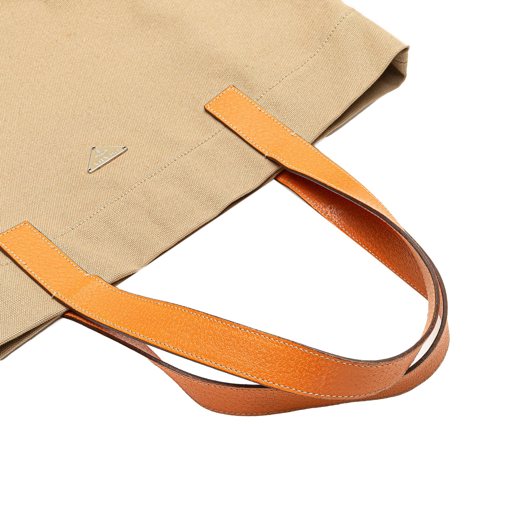 Prada Prada Cinghiale Trimmed Canapa Tote Size ONE SIZE - 10 Thumbnail