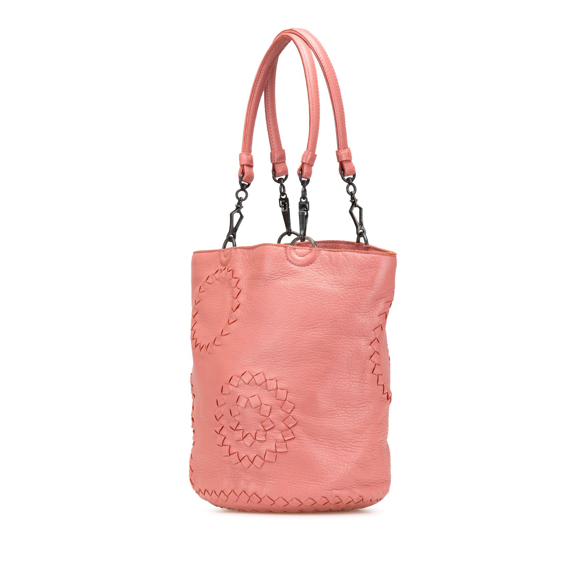 Bottega Veneta Bottega Veneta Small Intrecciato Trimmed Cervo Bucket Bag Size ONE SIZE - 2 Thumbnail
