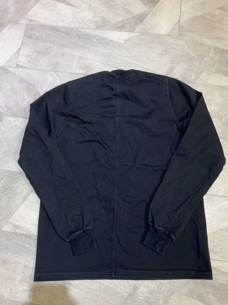 Rick Owens Rick Owens Basic Black Long Sleeve Sweatshirt Size US S / EU 44-46 / 1 - 4 Thumbnail