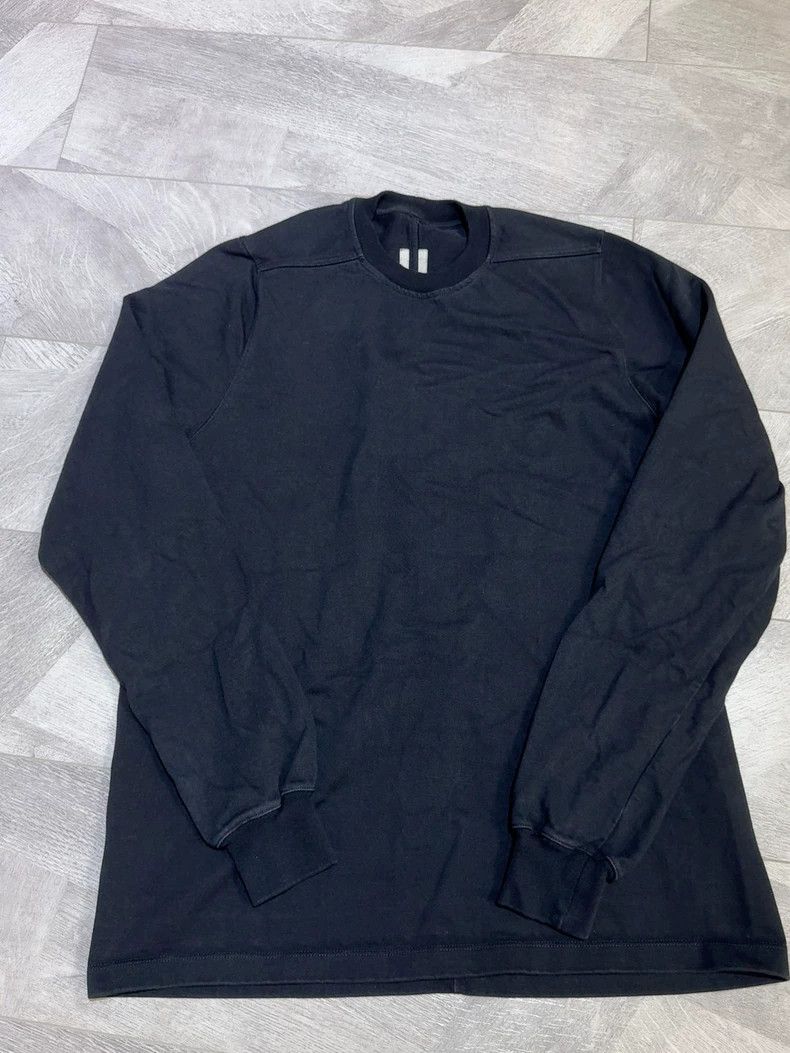 Rick Owens Rick Owens Basic Black Long Sleeve Sweatshirt Size US S / EU 44-46 / 1 - 2 Thumbnail