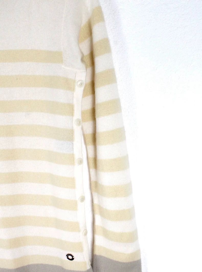 Loro Piana Loro Piana Women's Cashmere Striped Sweater Size US XS / EU 42 / 0 - 4 Thumbnail
