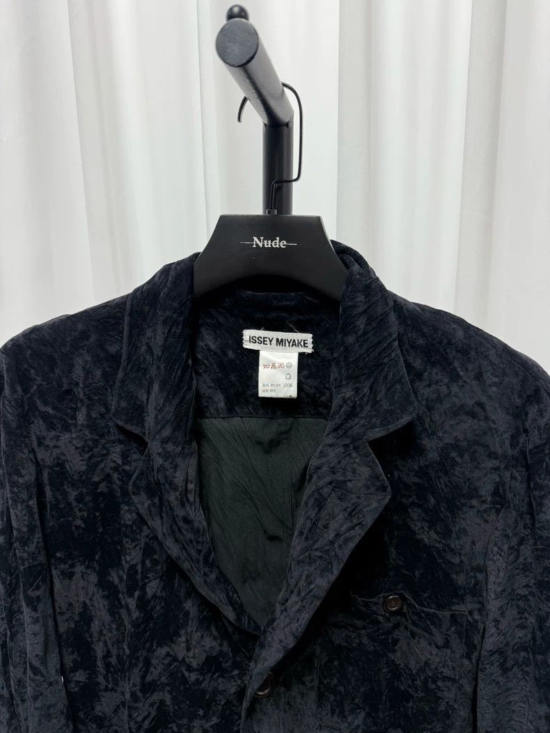Issey Miyake Issey Miyake Velvet Pleated Blazer Size US M / EU 48-50 / 2 - 4 Thumbnail