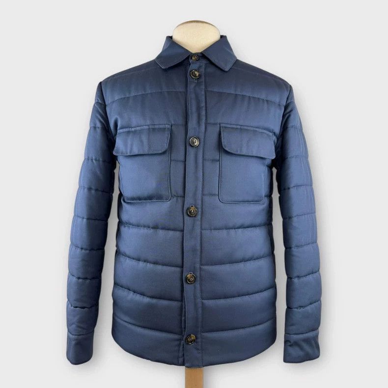 Loro Piana Loro Piana Men's Navy Down Jacket XS Size US XS / EU 42 / 0 - 2 Thumbnail
