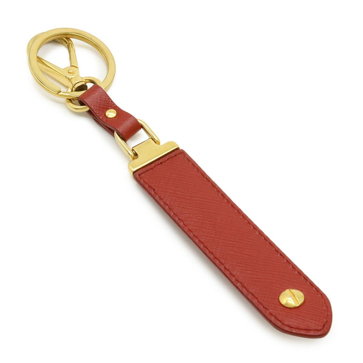 Prada Prada Prada 1PP066 Saffiano Leather Key Holder Leather Charm 1PP066 Size ONE SIZE - 2 Thumbnail